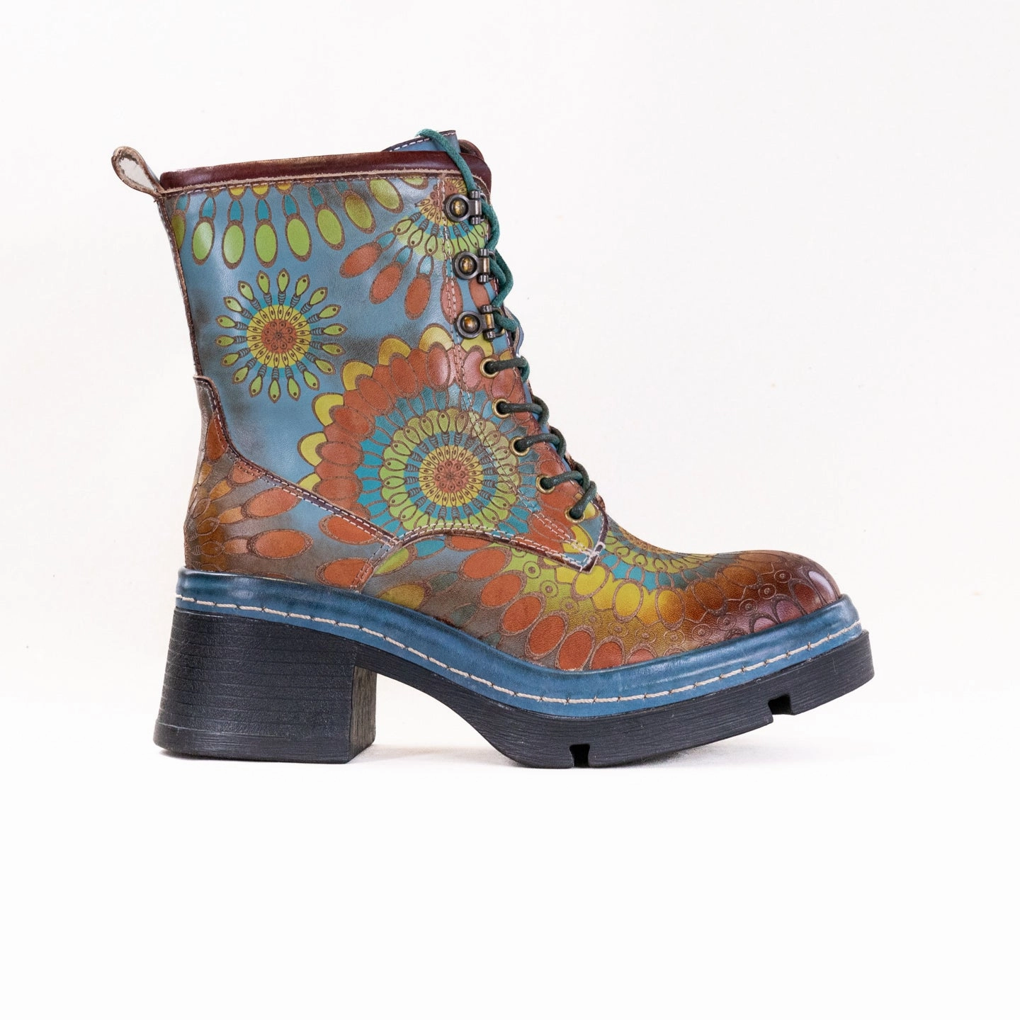 Elastic Ankle Thick Grip L'Artiste Carnivale (Women's) - Blue Multi