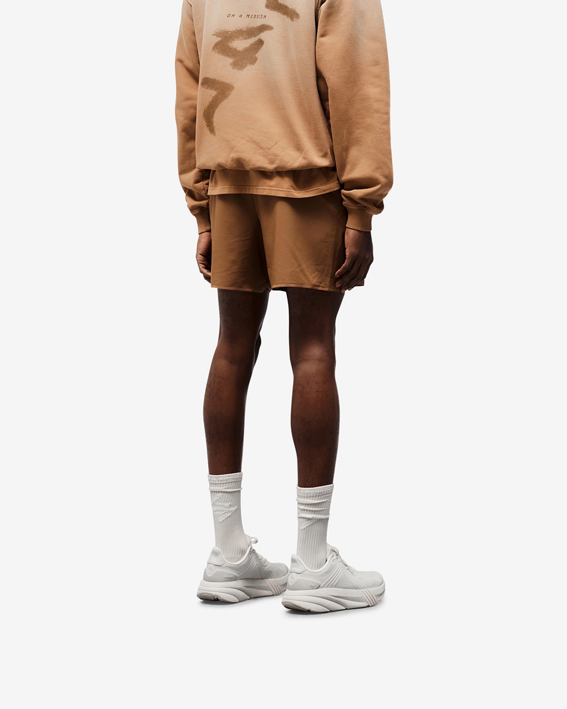 Team 247 Aero Shorts - Rust MeshVentilation Travel Friendly