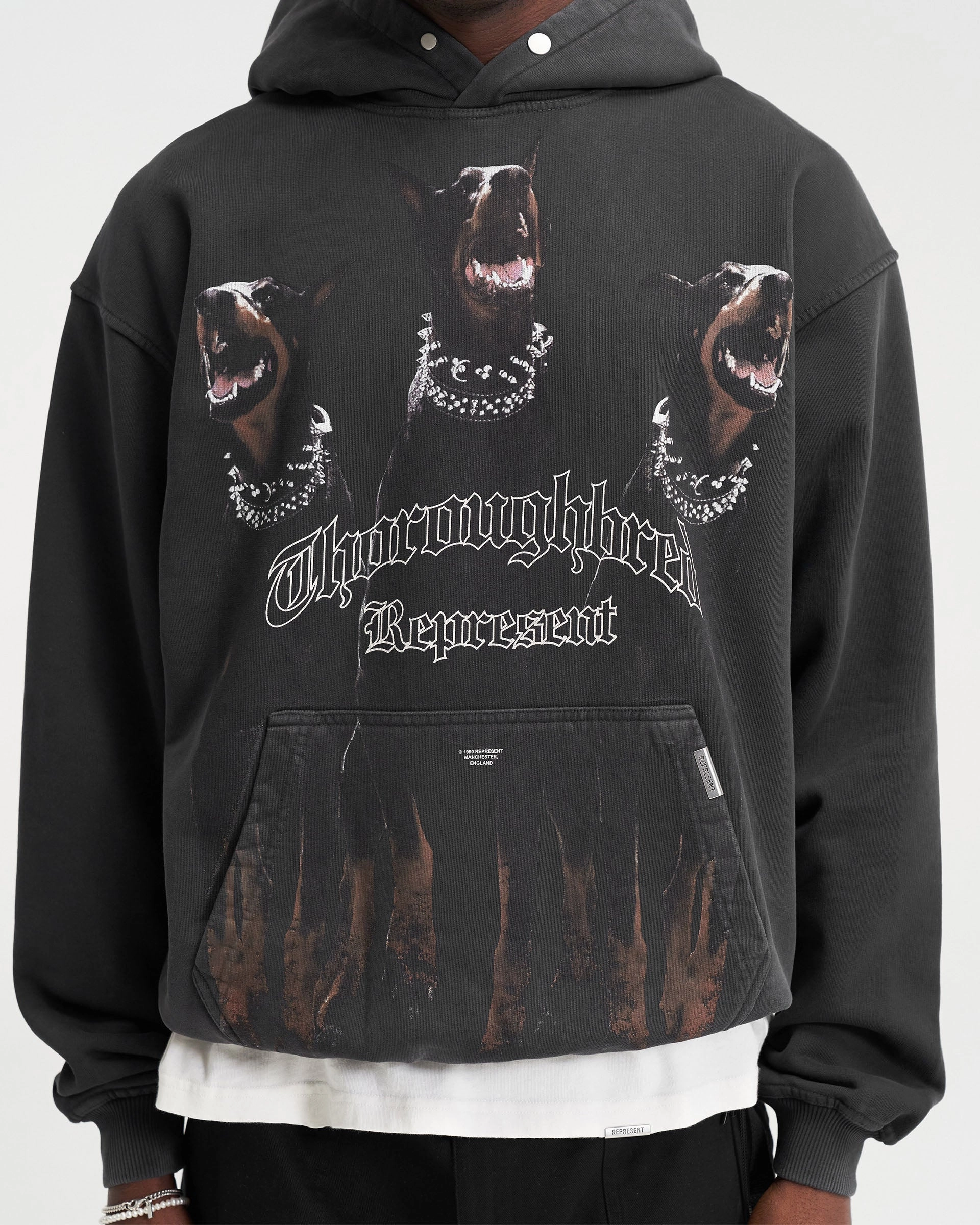 Street Inspired Thoroughbred Hoodie - Vintage Black
