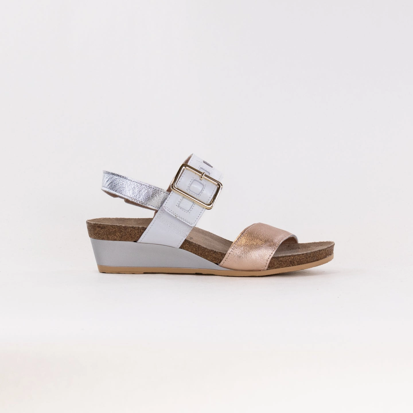 Summer Footwear for Men Naot Dynasty (Women's) - Rose Gold/Pearl White