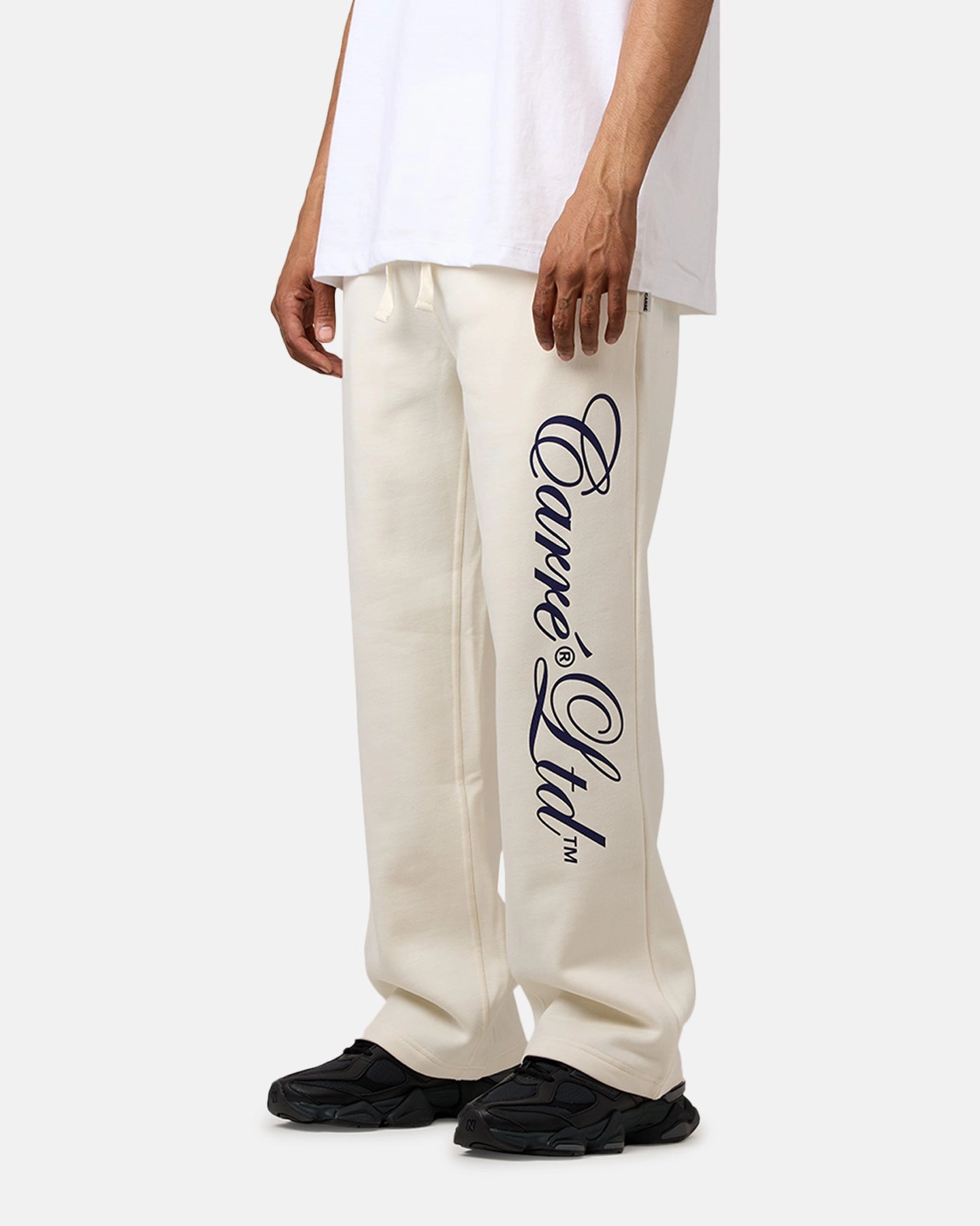Reflective accents Carre Rosebud Baggy Trackpant Off White