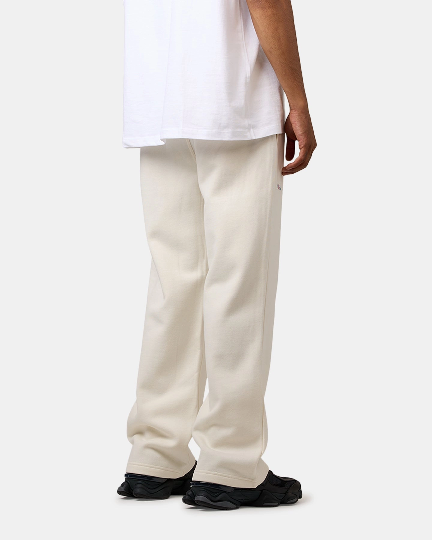 Adjustable Belt Loops Carre Rosebud Baggy Trackpant Off White