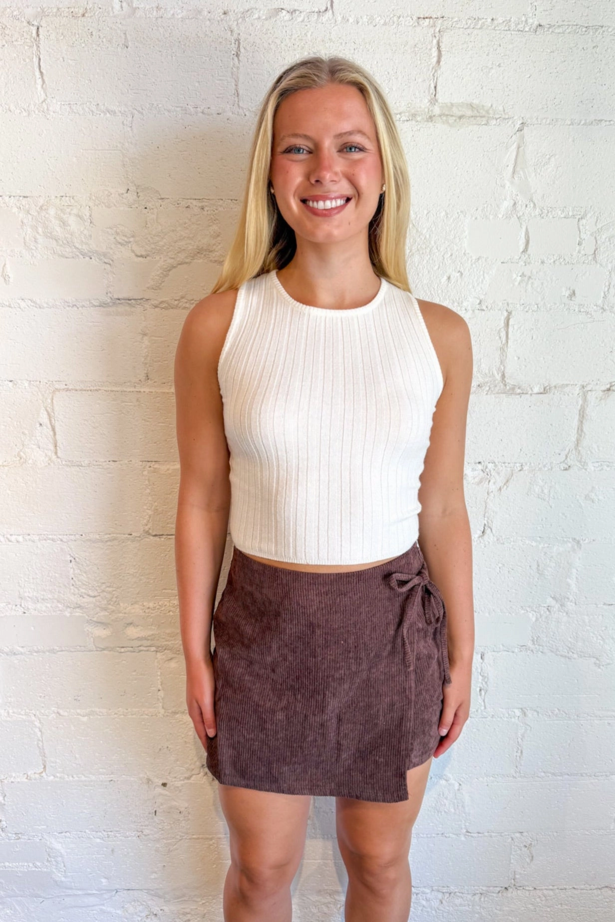 activewear option Quick Dry Fit Solana Wrap Front Skort