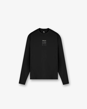 247 Trail Long Sleeve T-Shirt - Black Work efficiency