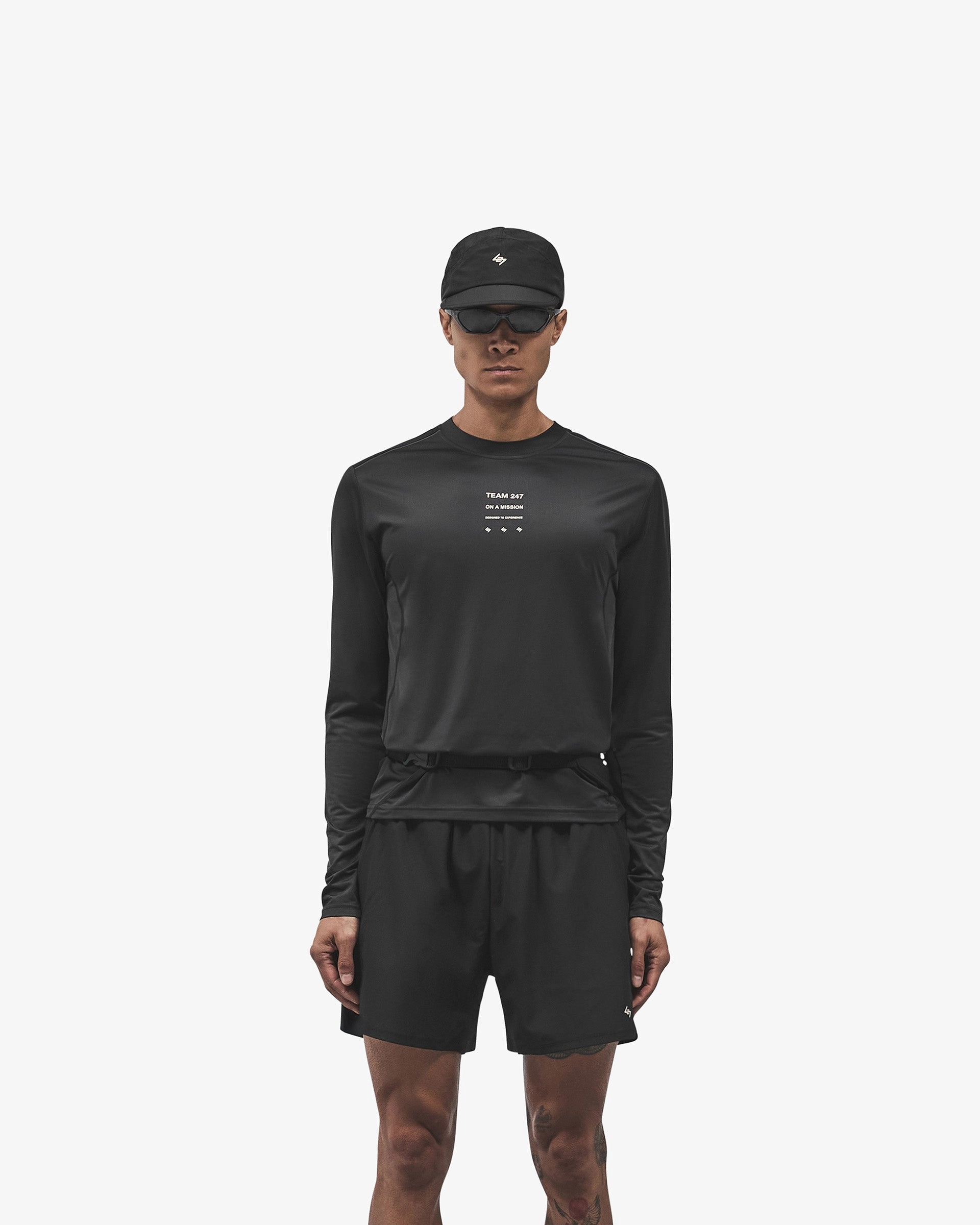 family gathering 247 Trail Long Sleeve T-Shirt - Black