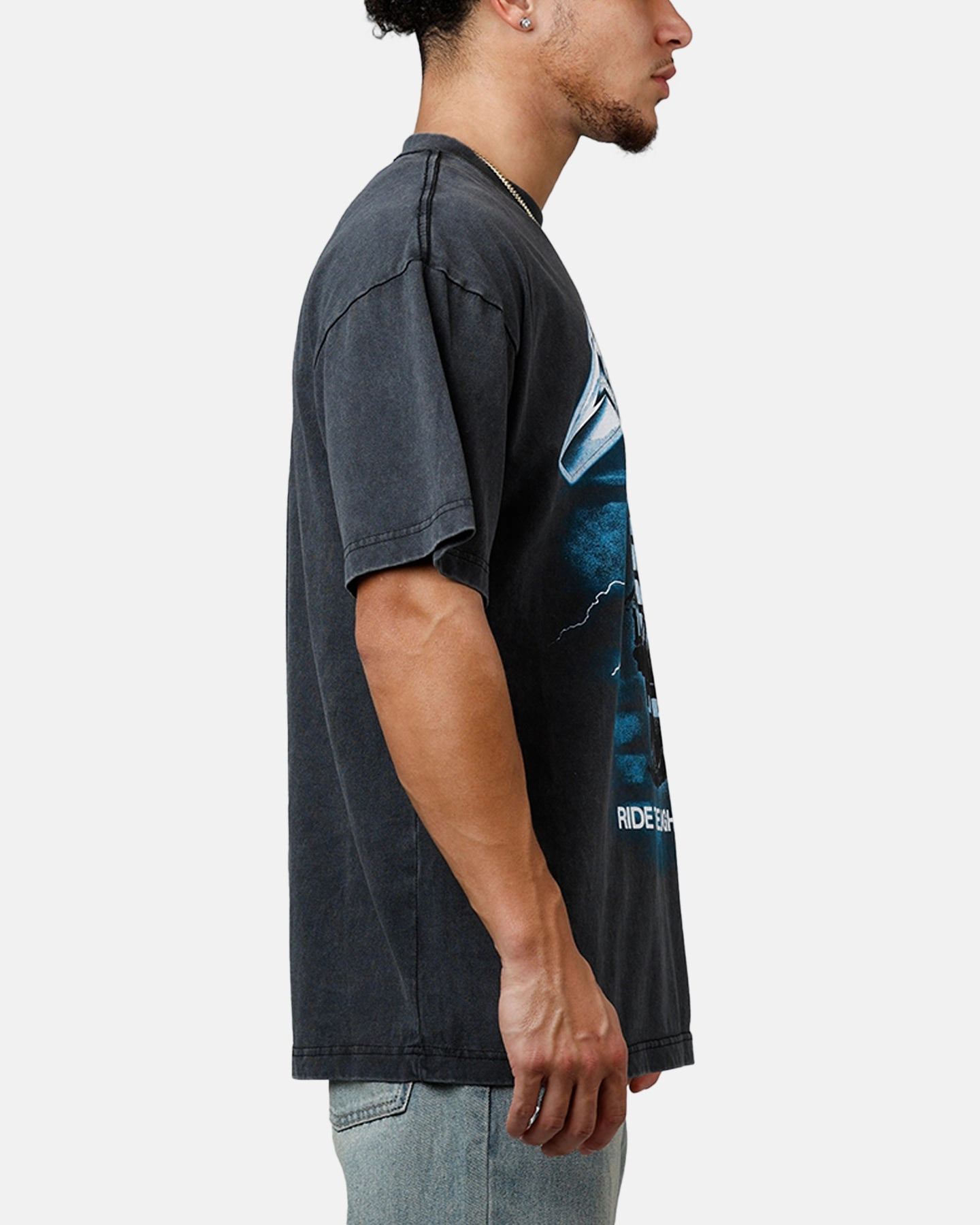 Merch Traffic Metallica RTL T-Shirt Washed Black Thermal Insulation Tech Outdoor Apparel