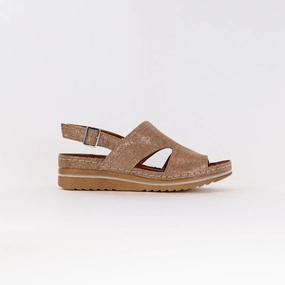 Relaxed Footwear V Italia 967-25 (Women's) - Camel Metallic Leather