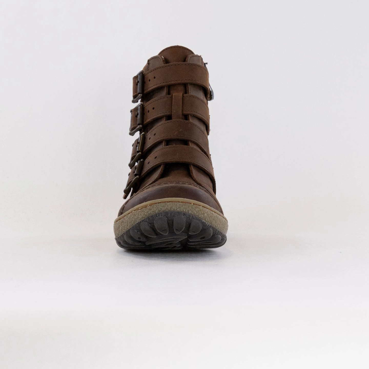 V-Italia Kiki Boot (Women's) - Brown Leather Suede Desert Wear