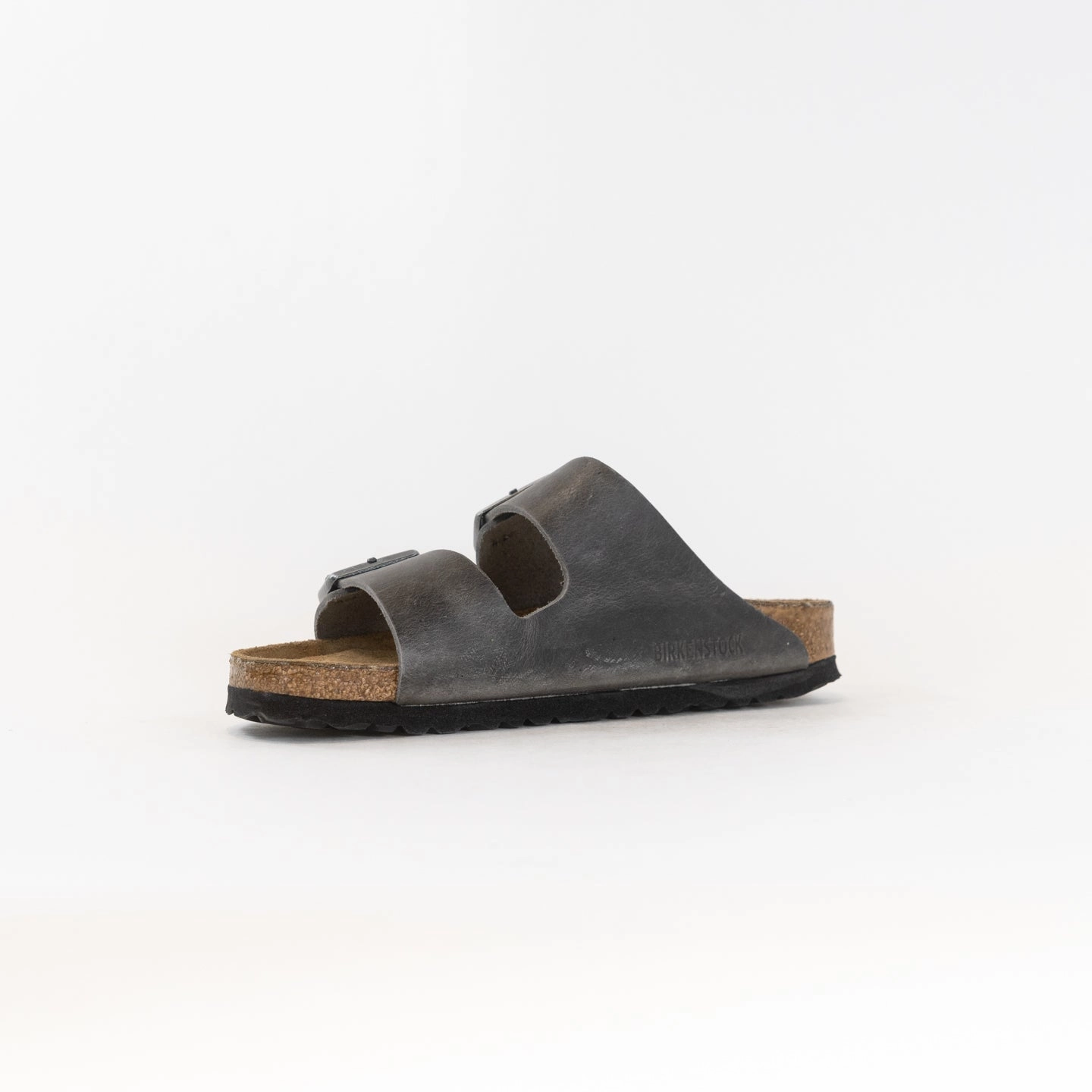 Step Ready Trendy Birkenstock Arizona Soft Footbed (Women's) - Iron Oiled Leather