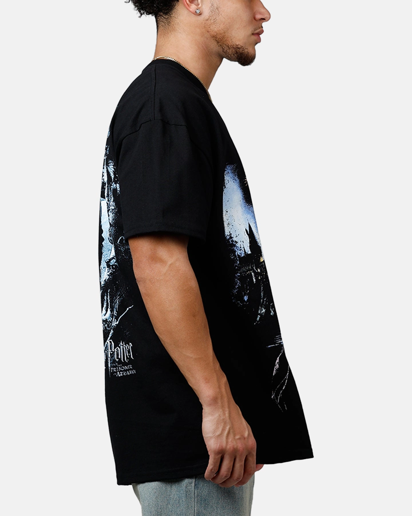 Goat Crew X Harry Potter Heavyweight T-Shirt Black DoubleLayeredFabric BondedShoulderTaping