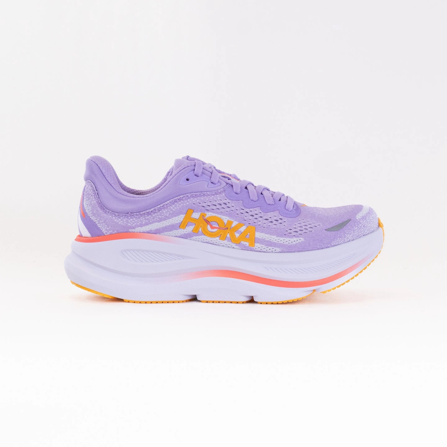 Hoka Bondi 9 (Women's) - Aster Flower/Starlight Glow Anti Sink Heel Cup