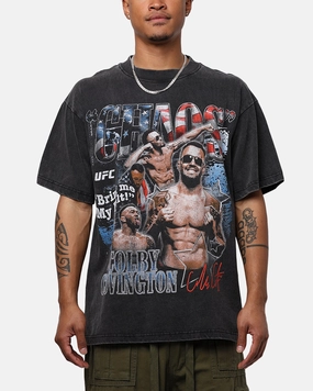 Stylish Dress Snag Resistant Fabric UFC By Goat Crew Colby Covington Belt Vintage T-Shirt Vintage Black