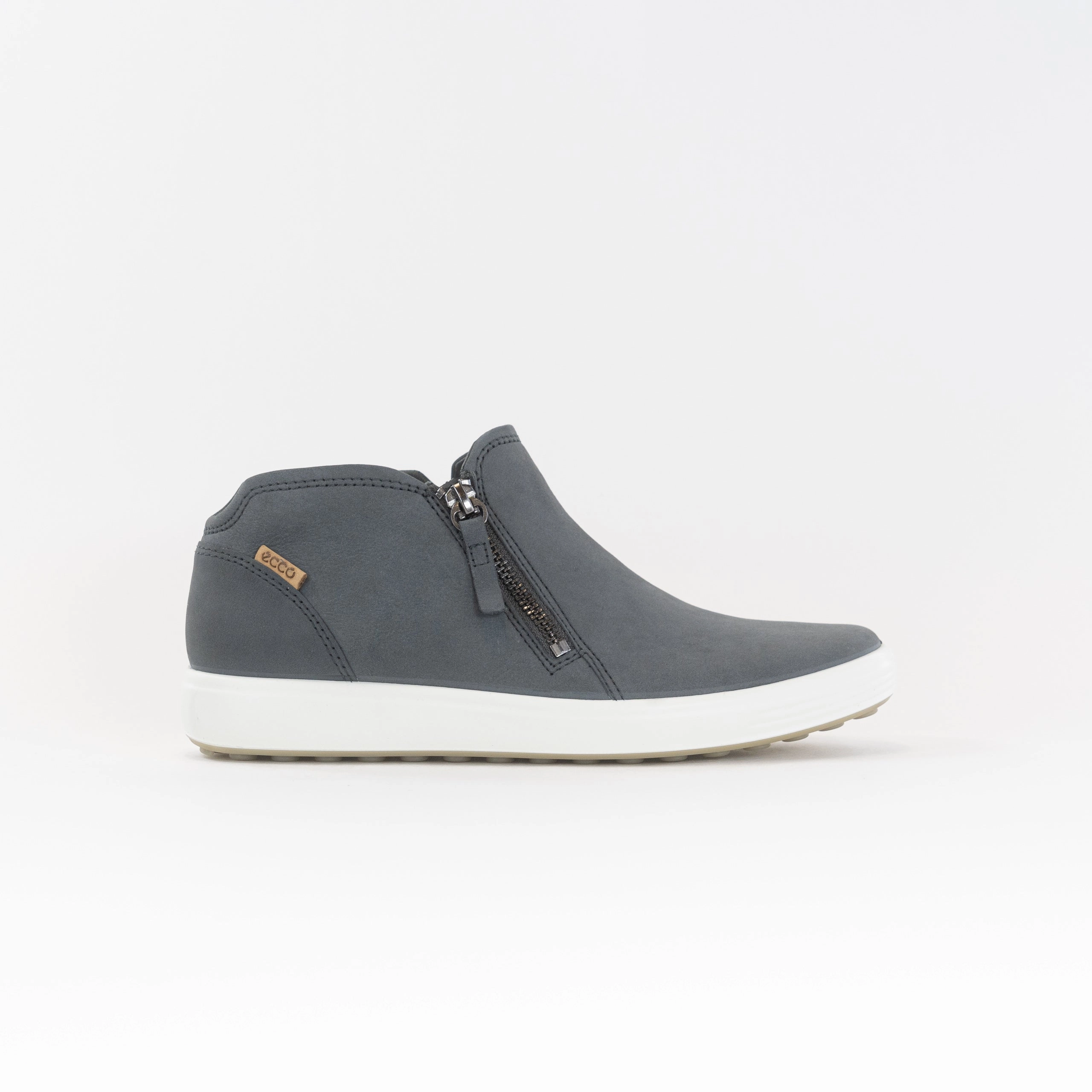 Tokyo Mode Ecco Soft 7 Side Zip Bootie (Women's) - Dark Shadow