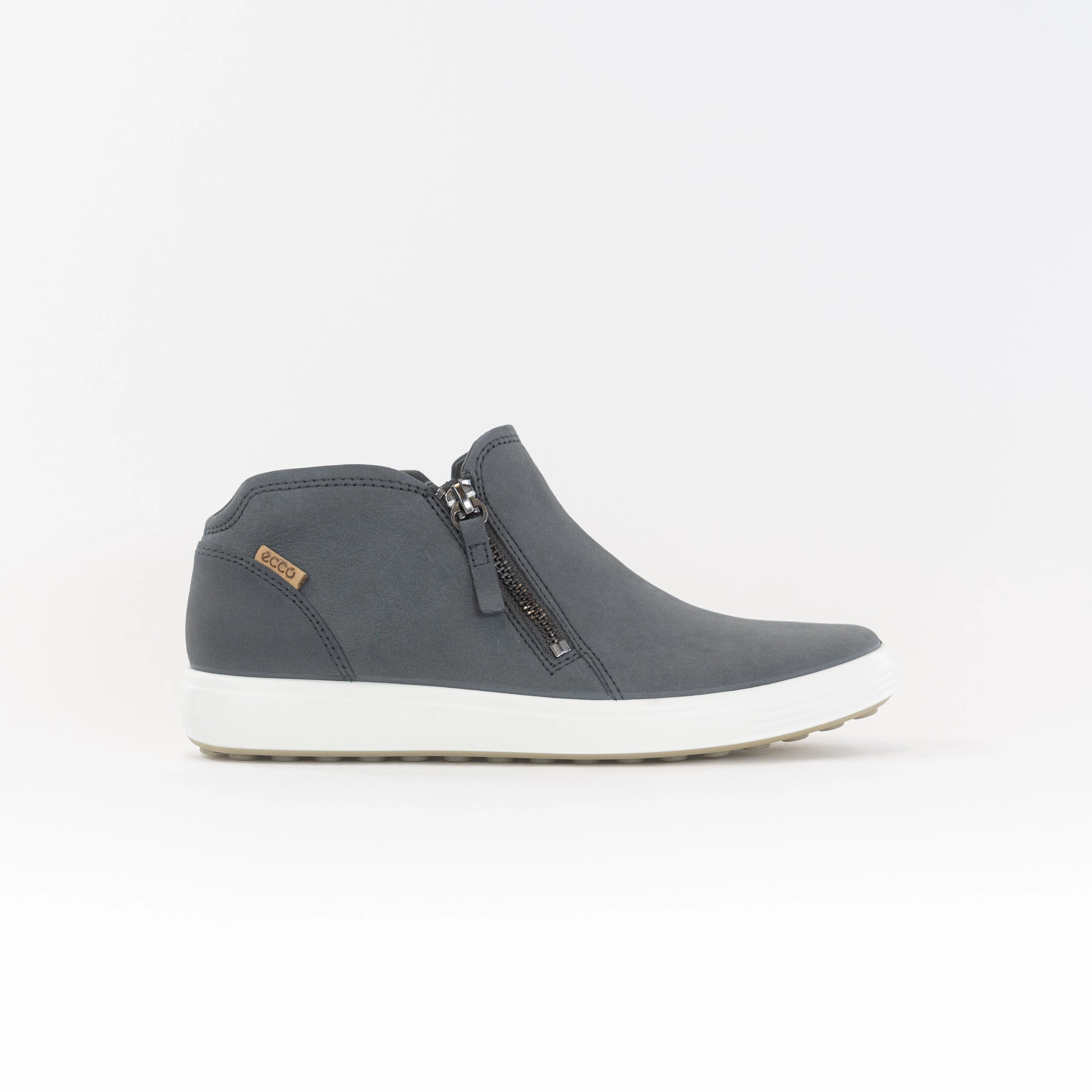 Ecco Soft 7 Side Zip Bootie (Women's) - Dark Shadow Durable Shell Winter Walker