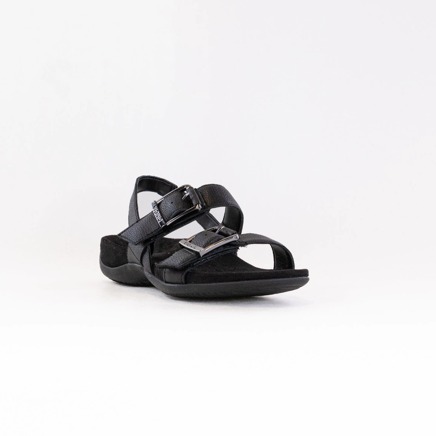 Vionic Reese Slingback Sandal (Women's) - Black Shock Absorbing Midsole