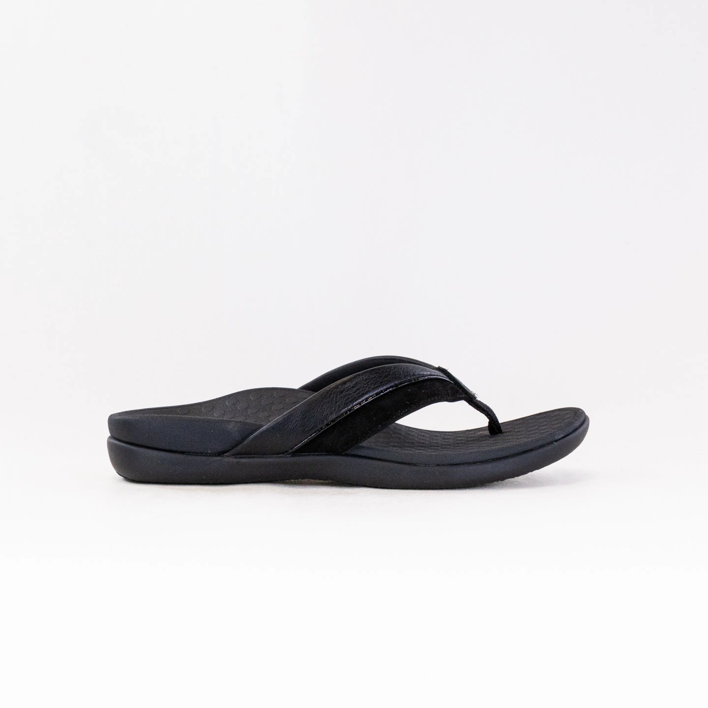 Sandal Straps Breath Mesh Vionic Shore Toe Post Sandal (Women's) - Black