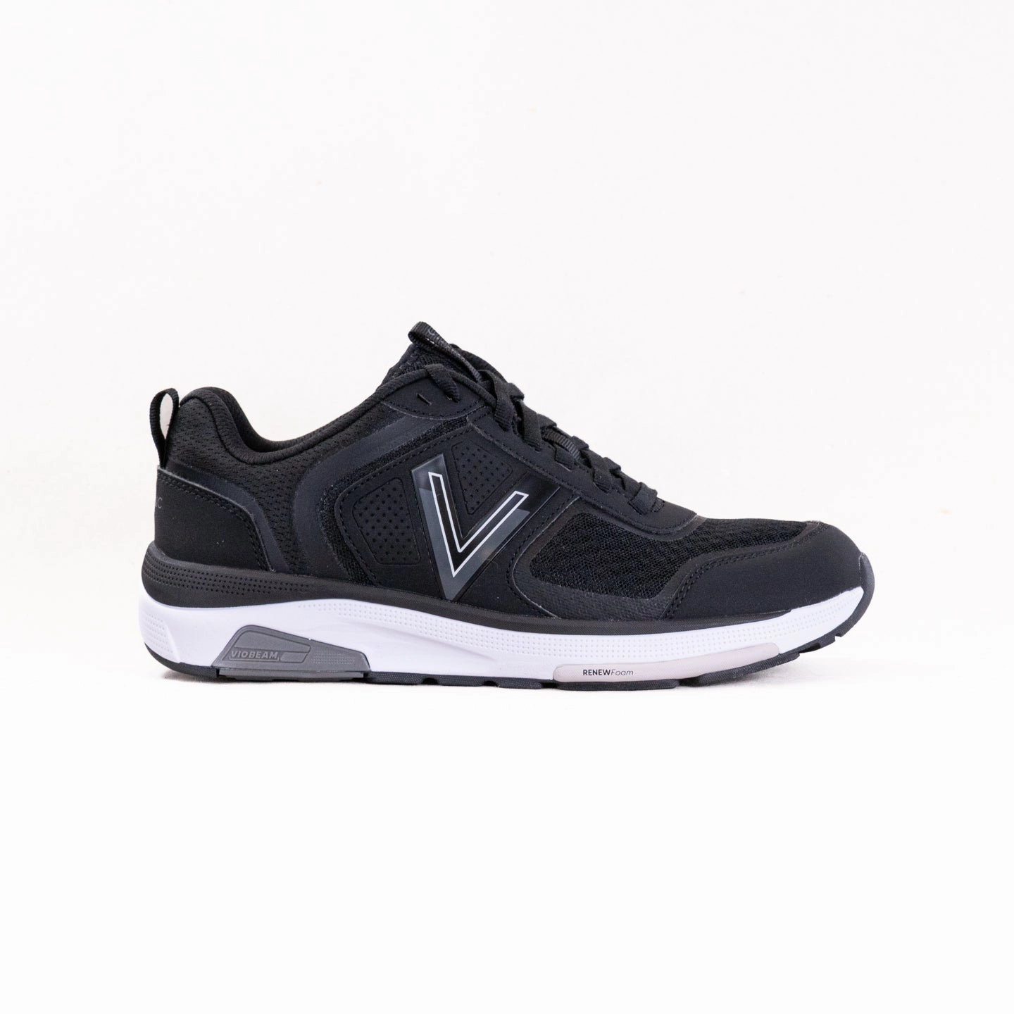 Vionic Walk Strider (Women's) - Black/Charcoal Mesh Low Impact Breathable Design
