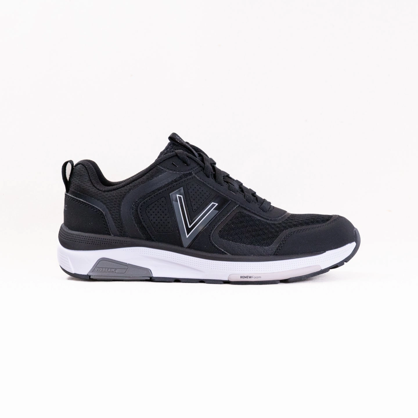 Vionic Walk Strider (Women's) - Black/Charcoal Mesh ankle - support