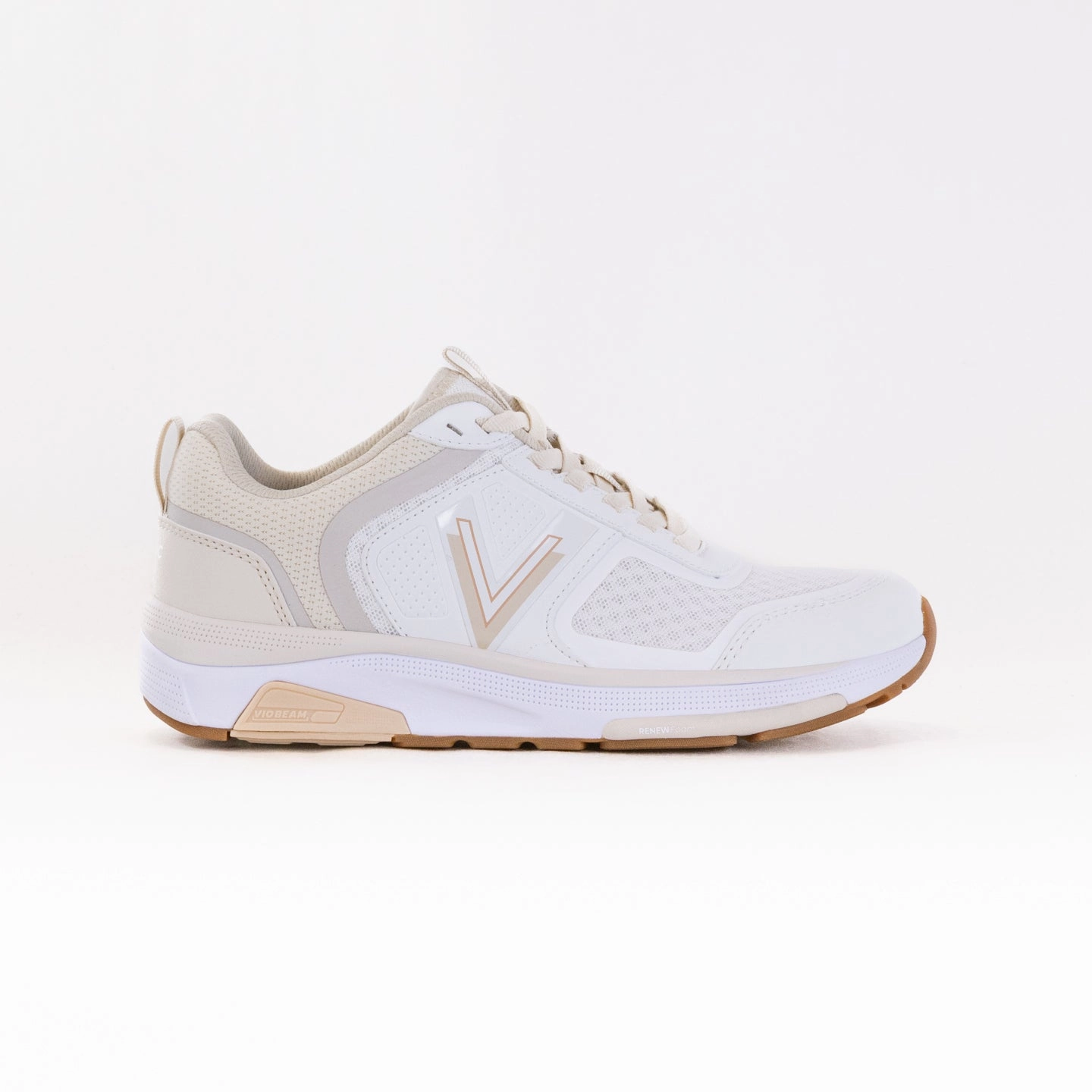 Vionic Walk Strider (Women's) - White/Cream winter shoes elastic materials