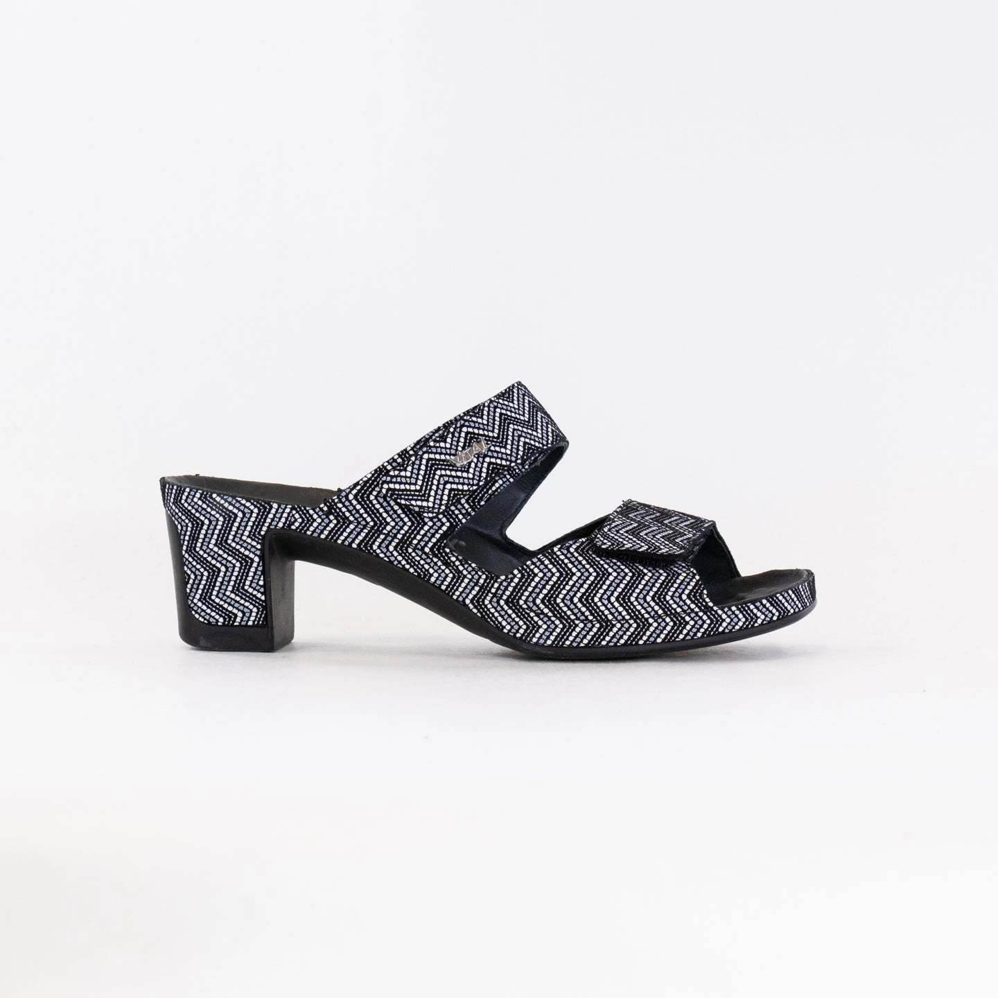 Sandal Cleaning Vital Joy Mule Sandal (Women's) - Black Chevron Leather