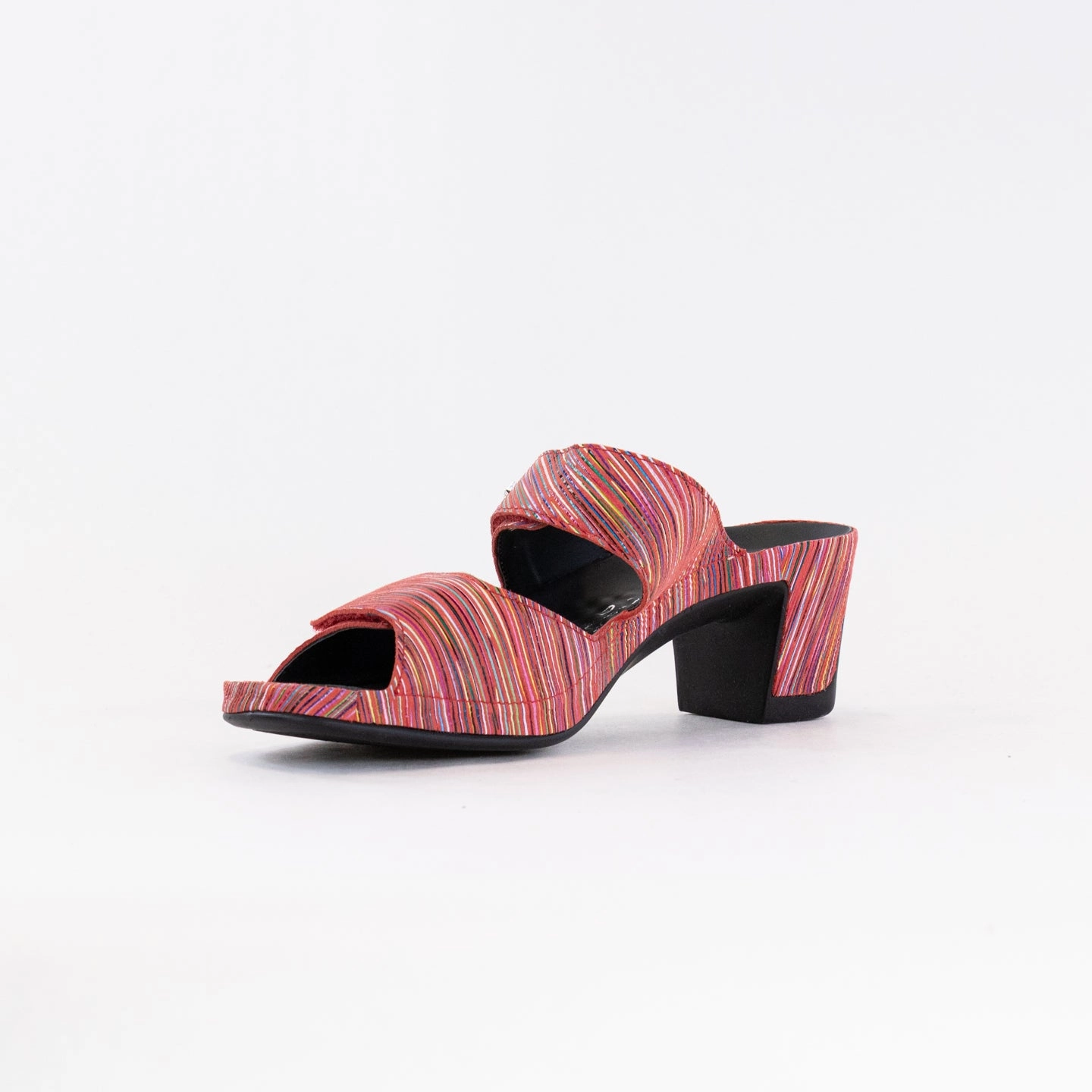 Vital Joy Mule Sandal (Women's) - Just Passion Leather Removable Footbed Memory foam insole