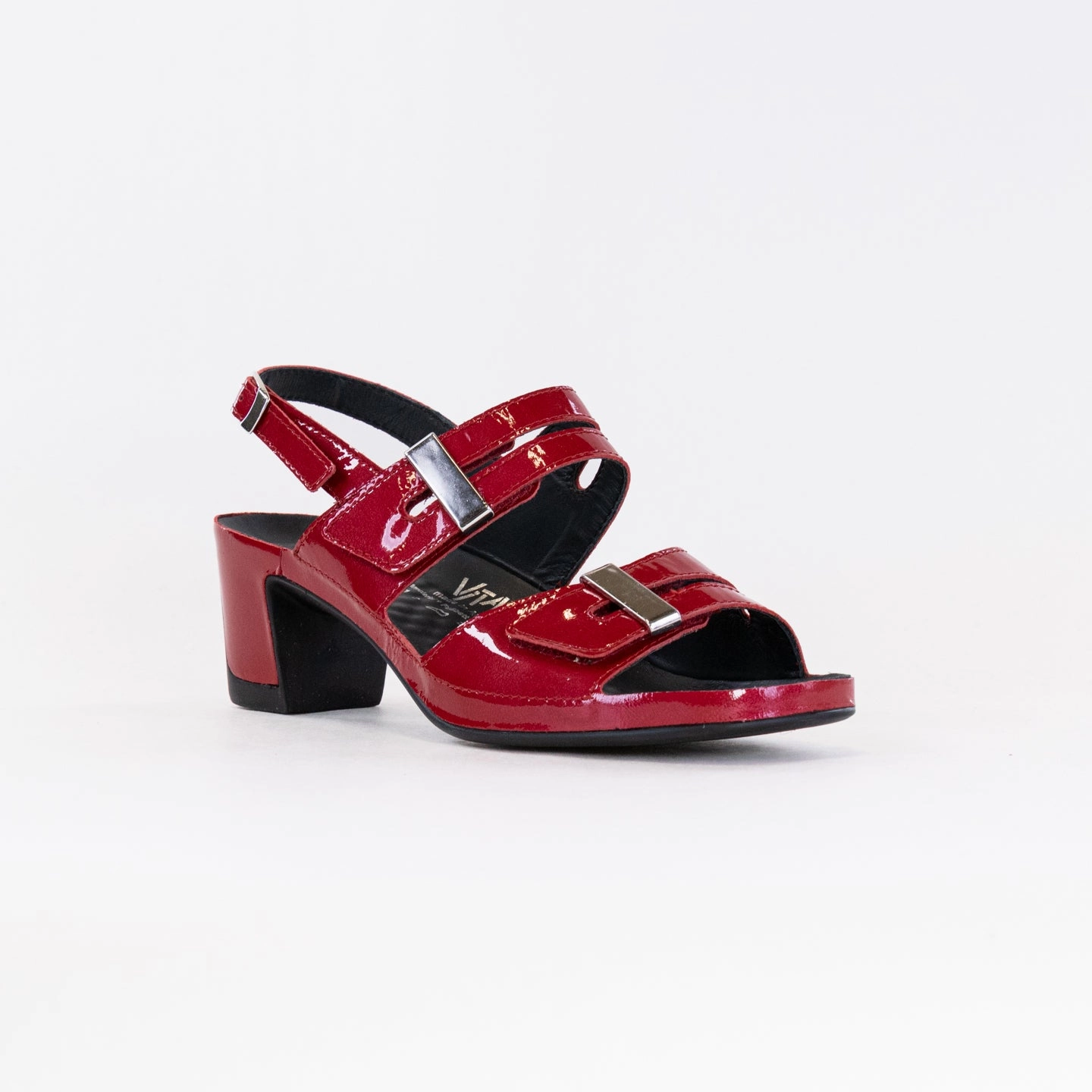 Vital Joy Sandal (Women's) - Red Patent Leather All-Purpose Footwear
