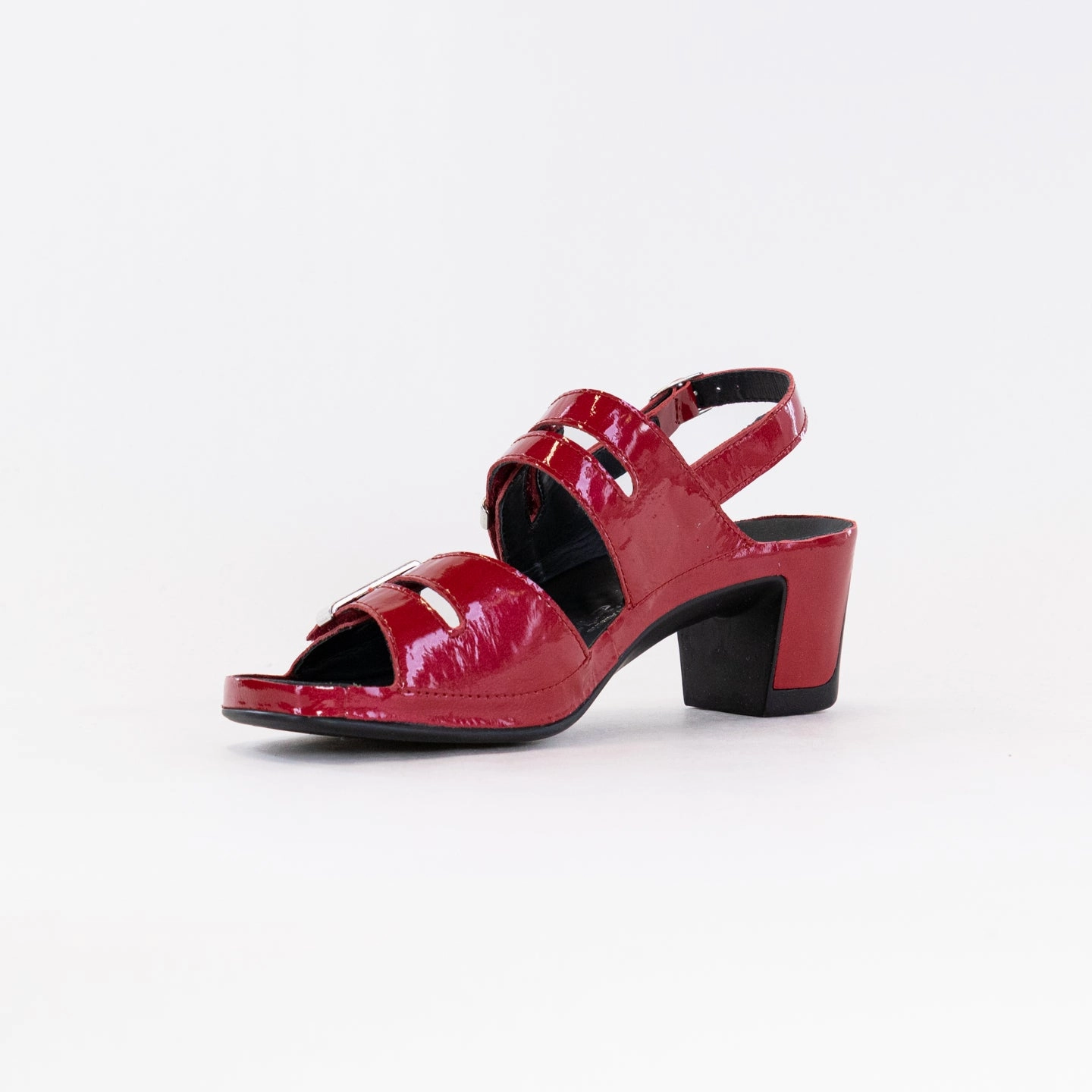 Vital Joy Sandal (Women's) - Red Patent Leather Sporty Sandals for Summer Friend Meet