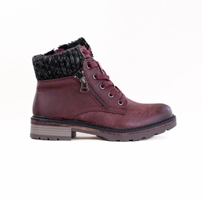 Wanderlust Amy Boot (Women's) - Burgundy Tough Flexible Frame Weather Resistant User