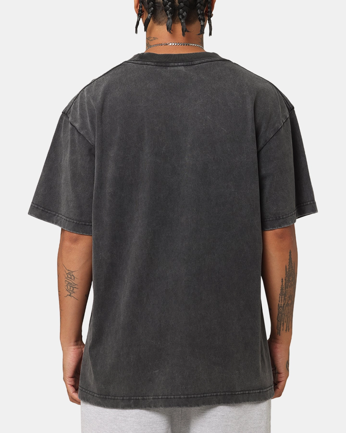 Warner Music Burna Boy T-Shirt Black Flowing Design