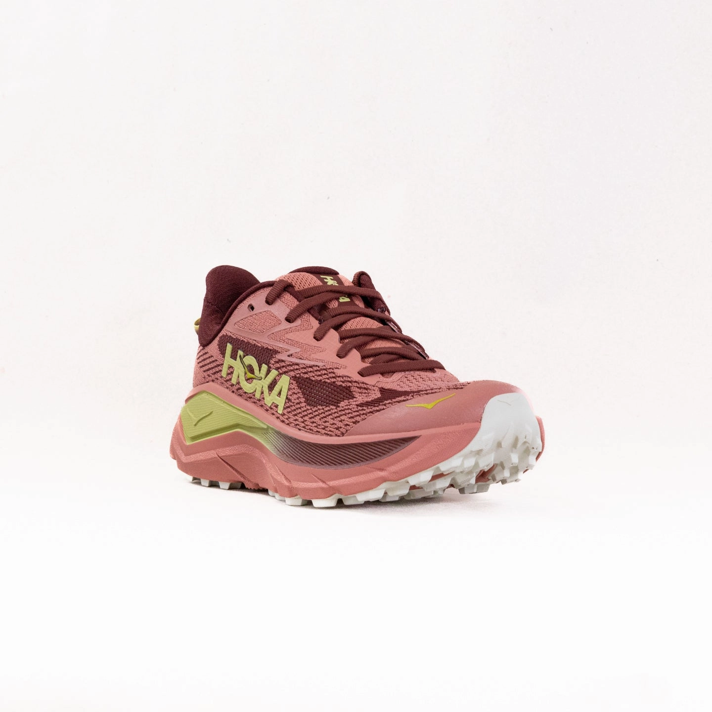 Safe Hoka Challenger 8 (Women's) - Blush/Dark Cedar