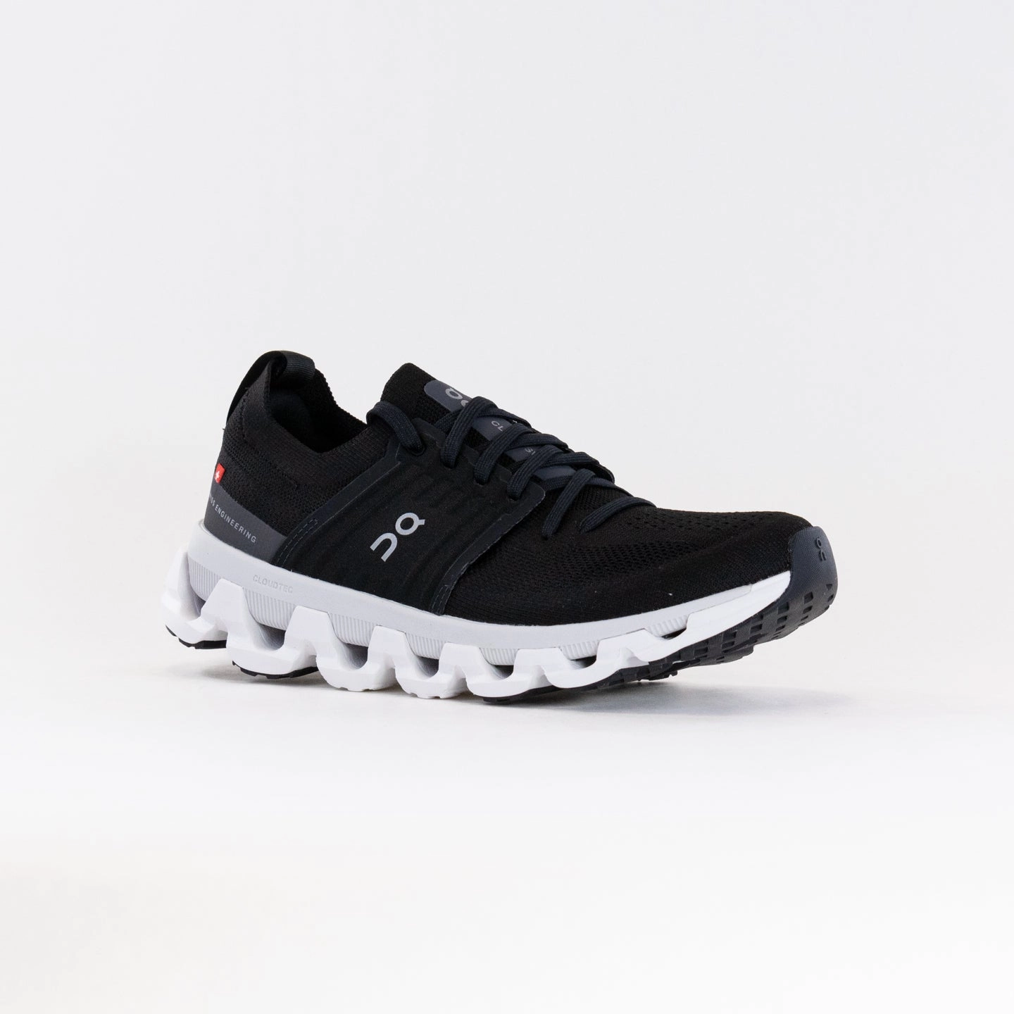 On Cloudswift 3 (Women's) - All Black thick insole shoes