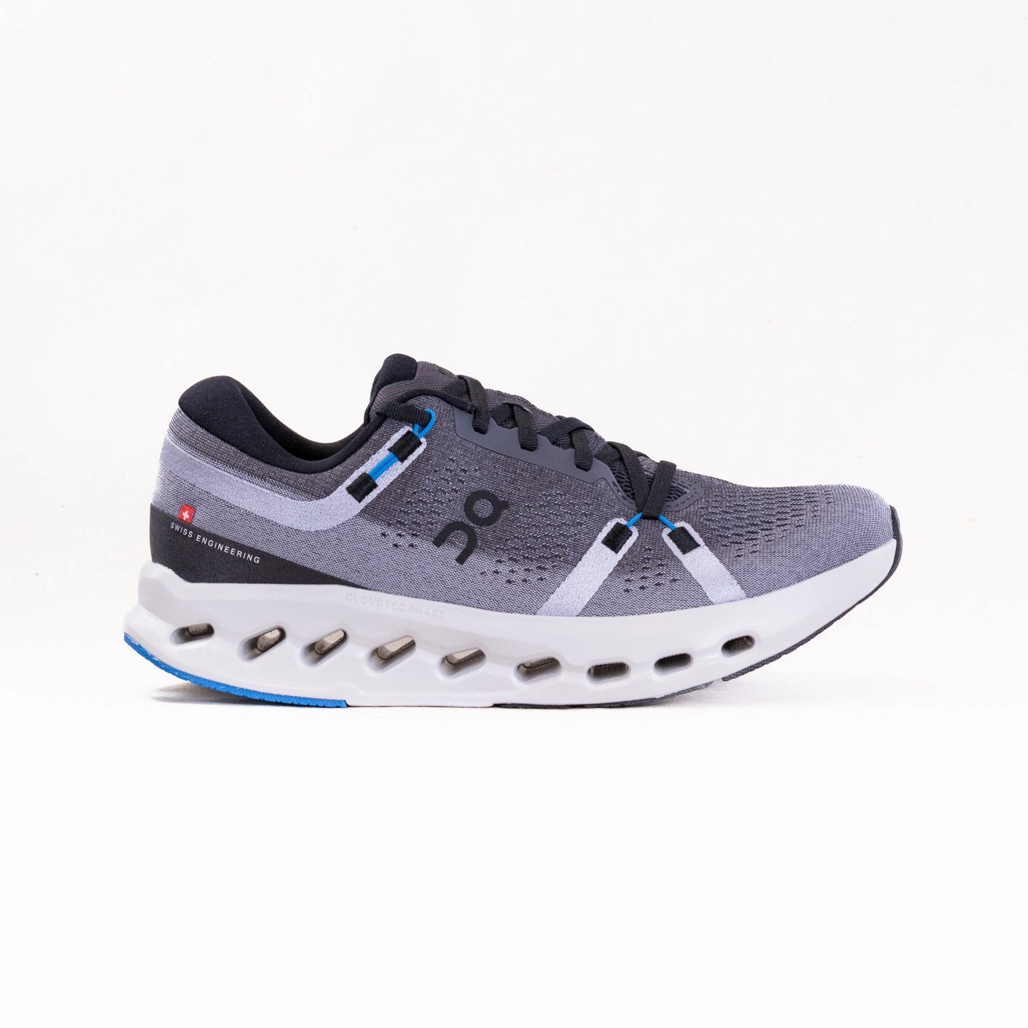 biomechanical running in the sun shoes On Cloudsurfer 2 (Men's) - Black/Malibu