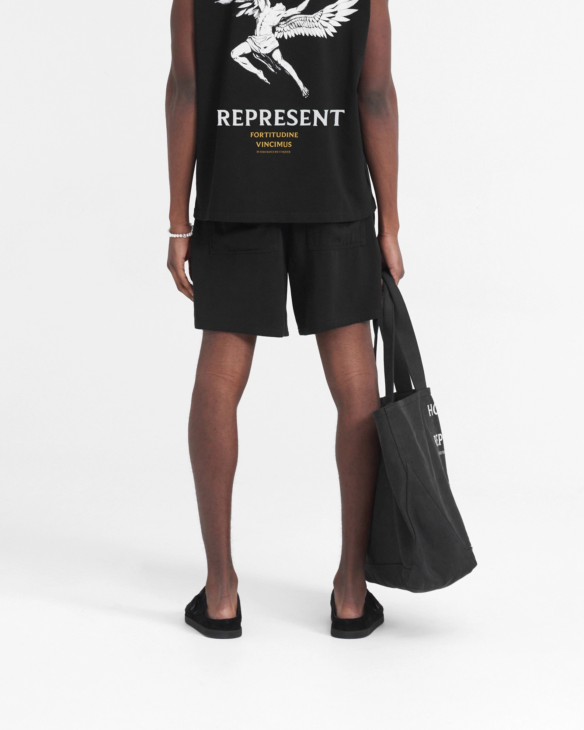 Icarus Short - Black Anti Pilling Fabric