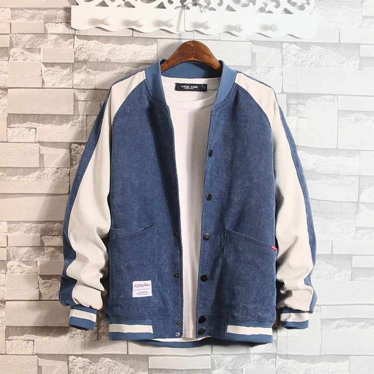 West Louis? College Patchwork Jacket anti static coating