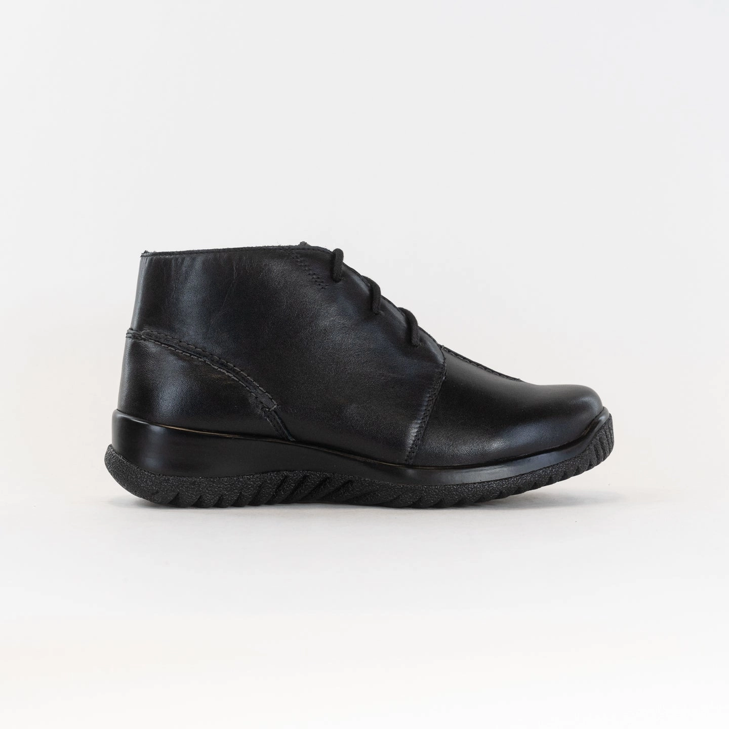 Drew Krista Boot (Women's) - Black Leather Temperature Regulating Lining Sporty Look