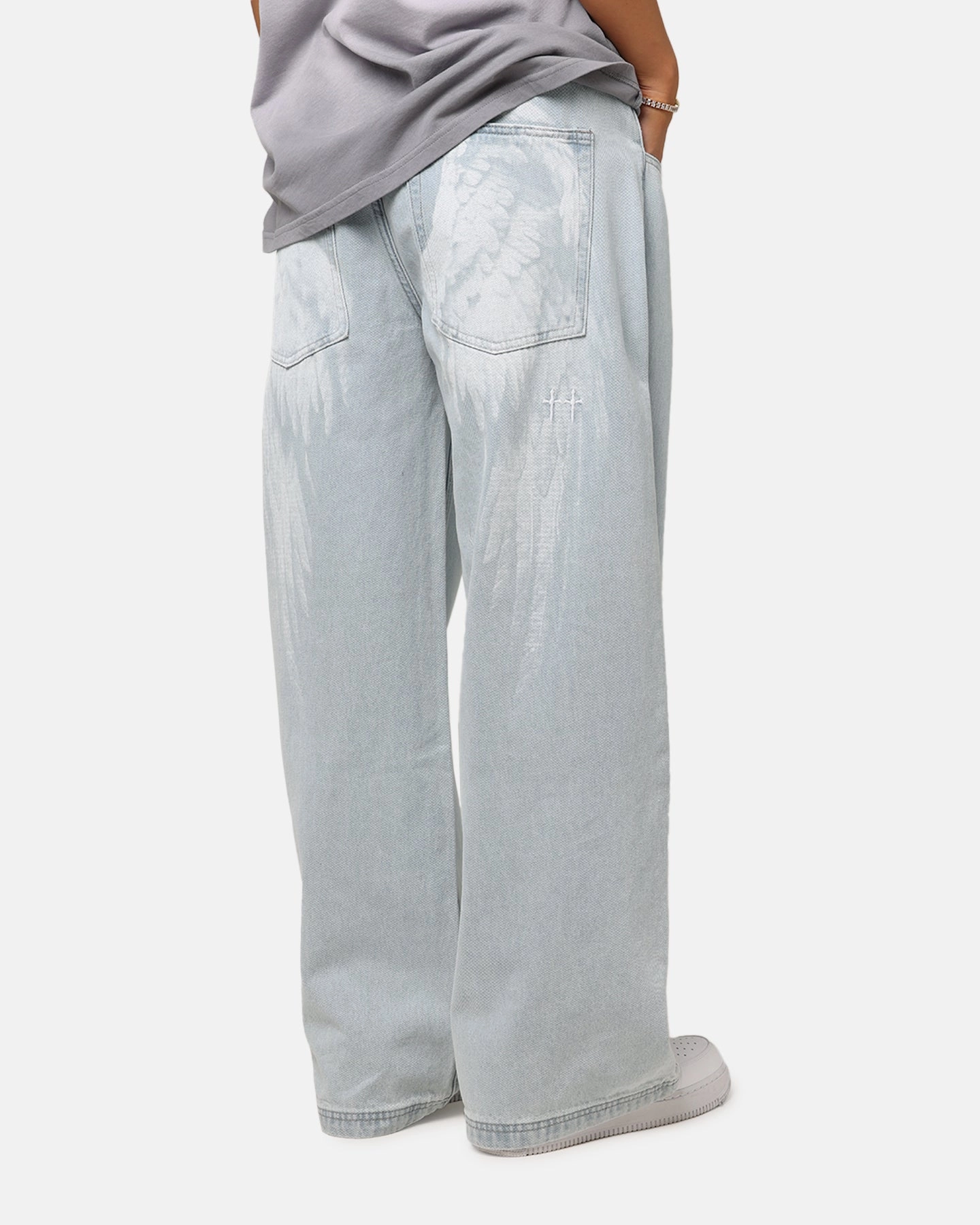 Slim Fit Design Bold Design Saint Morta Amplus Afterlife Jeans Superwash Blue