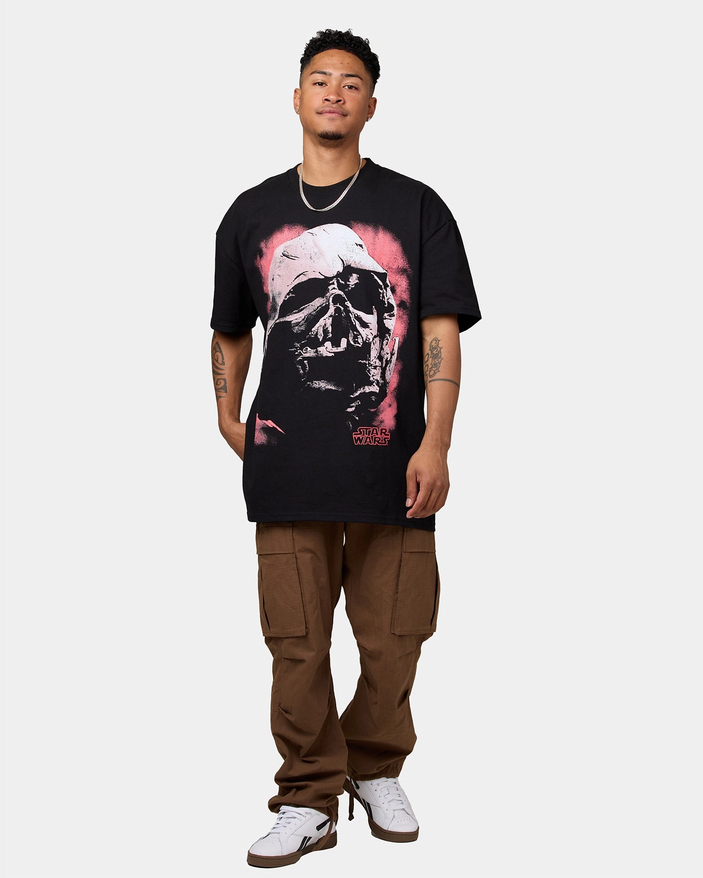 Cozy Fit FlexibleElasticatedEdging Star Wars I Am Your Father Heavyweight T-Shirt Black