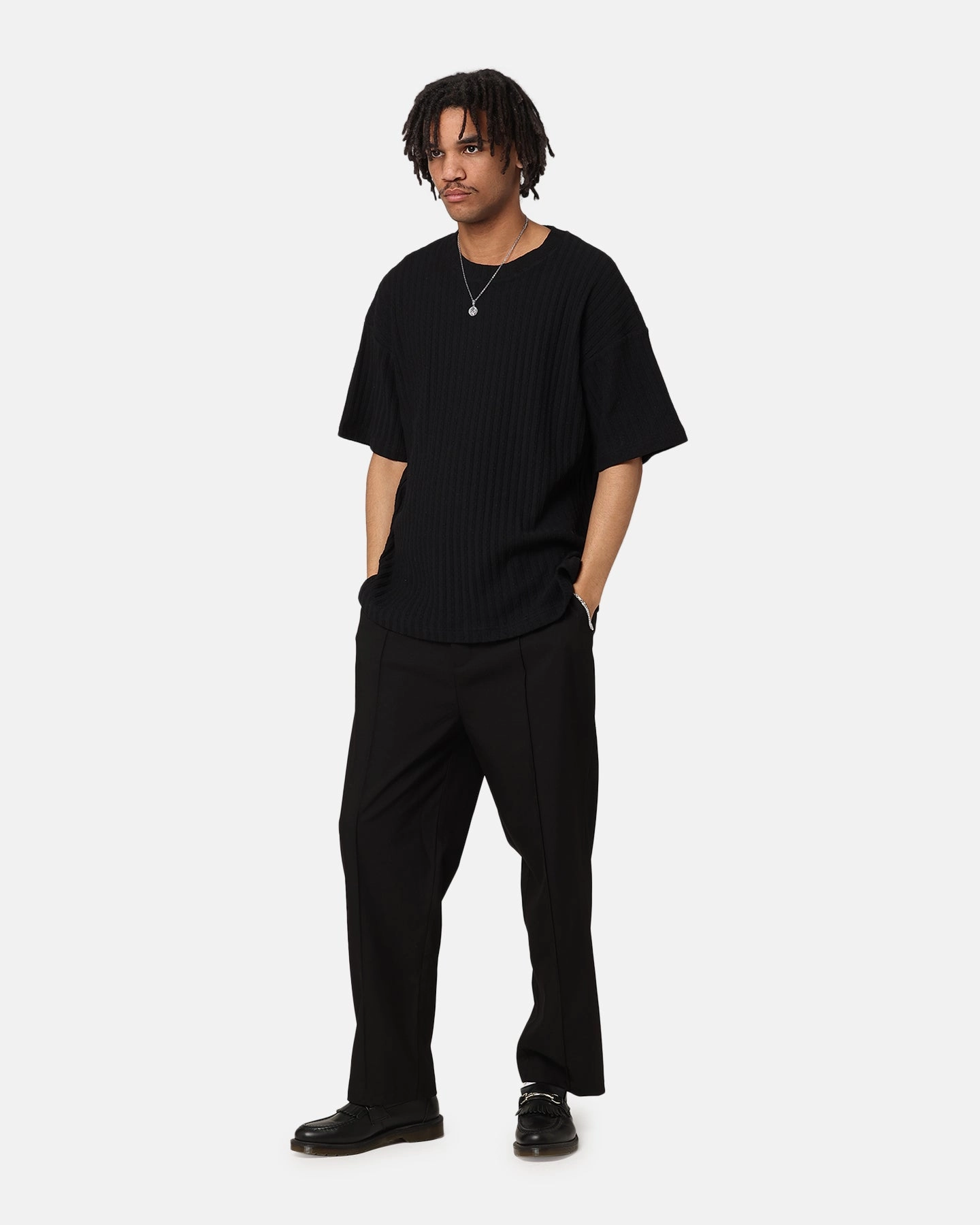 XXIII Karl Knit T-Shirt Black Breathable Design