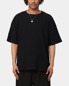 High Density Knit XXIII Karl Knit T-Shirt Black