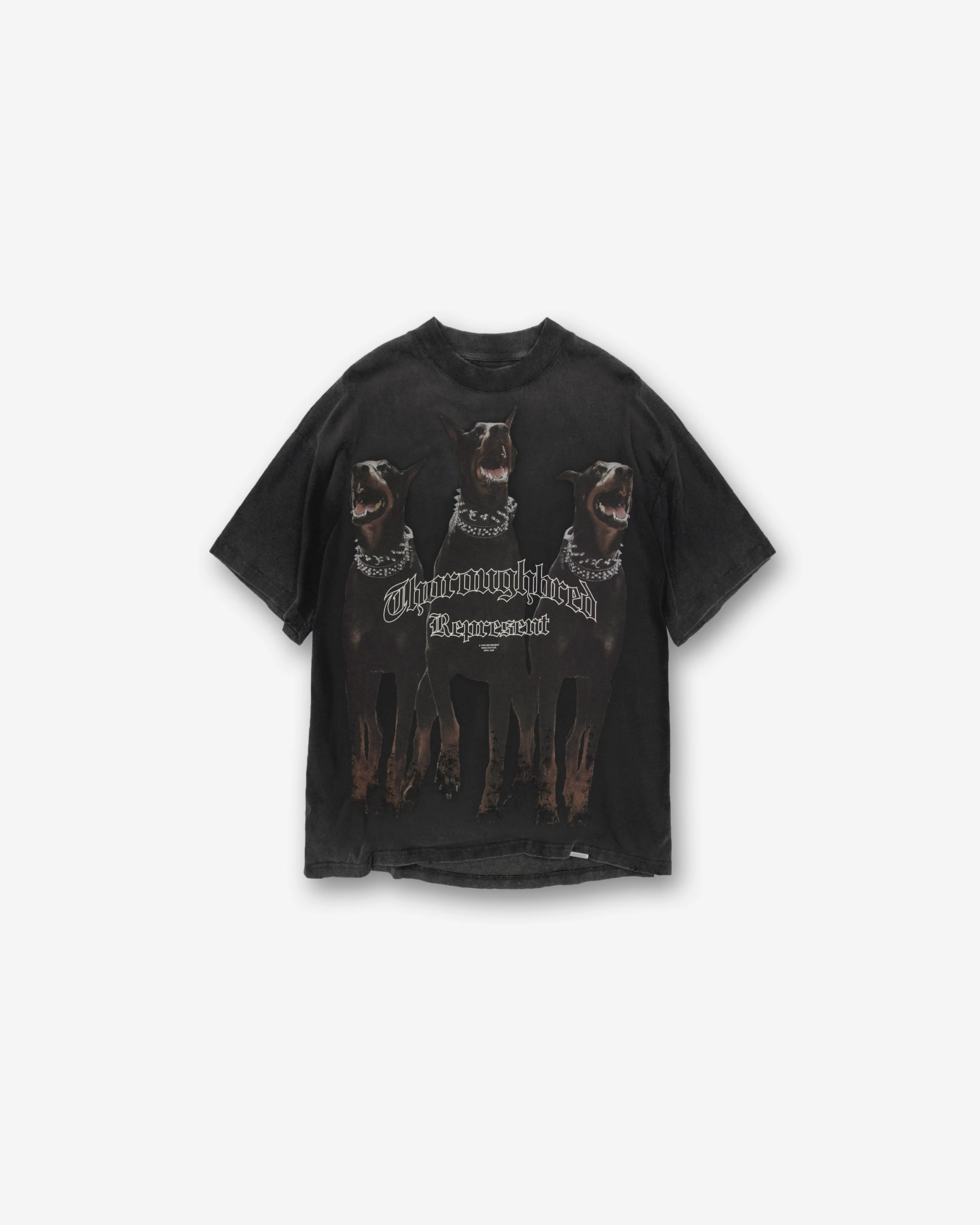 Thoroughbred T-Shirt - Vintage Black Comfortable And Versatile