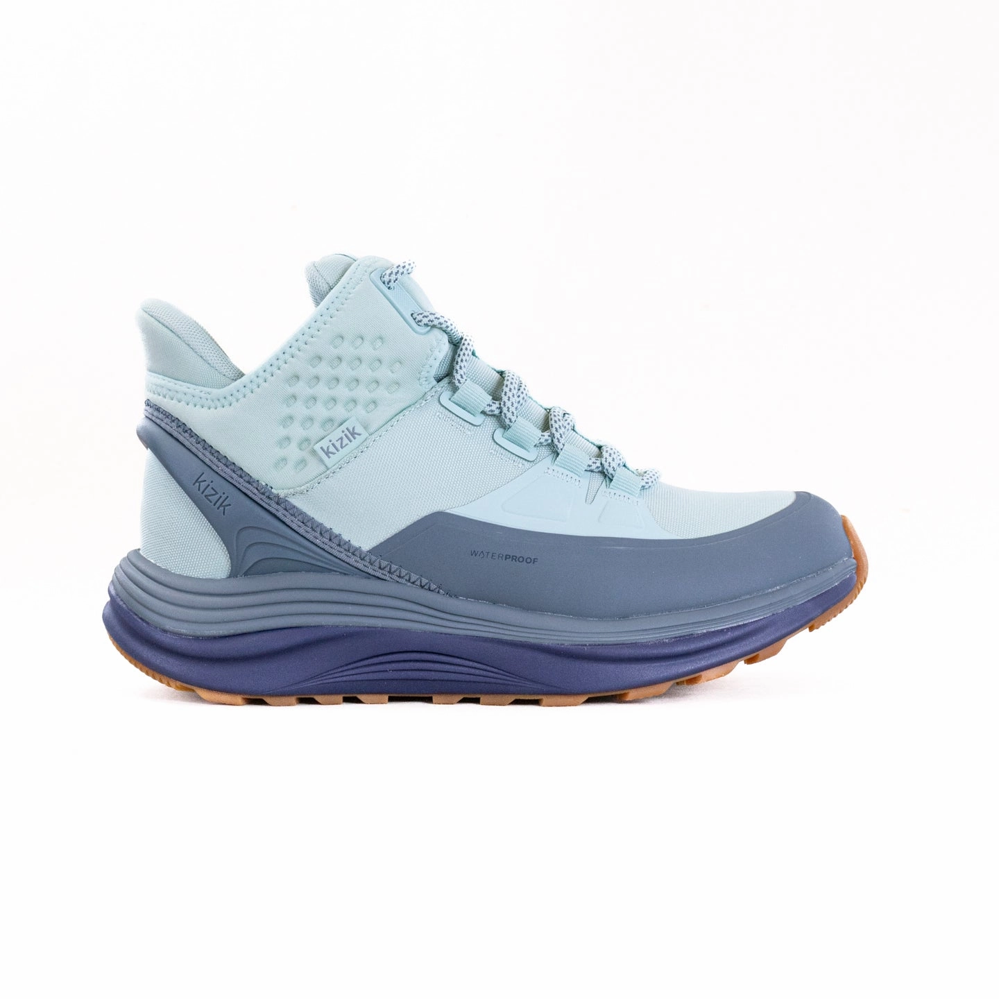 Kizik London AT Mid Waterproof (Women's) - Surfspray/Naval Academy Waterproof Active Nomad Lightweight Fit