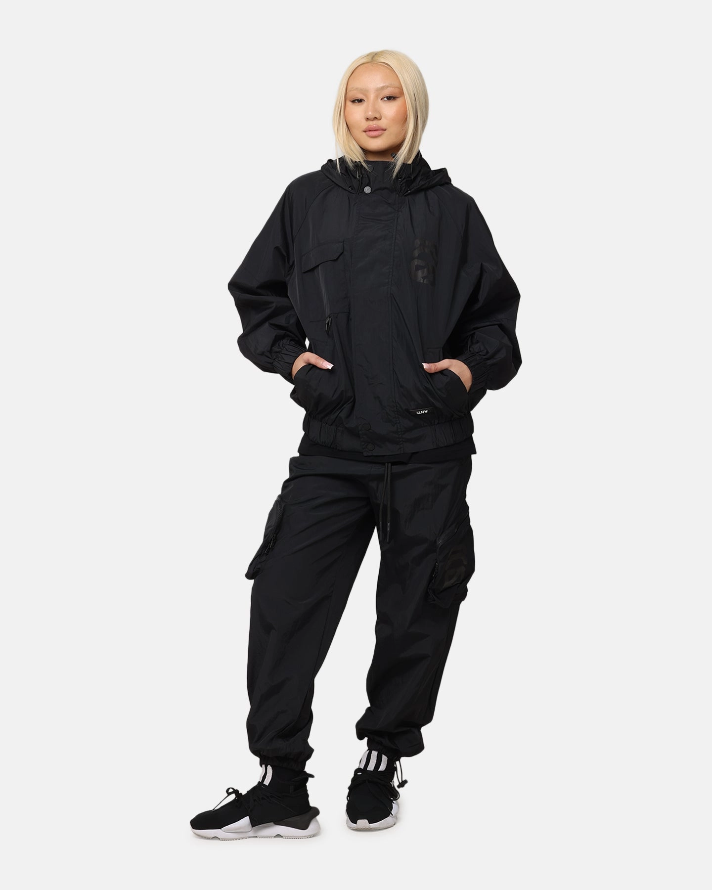 HiddenPockets The Anti Order Faction Windbreaker Jacket Black