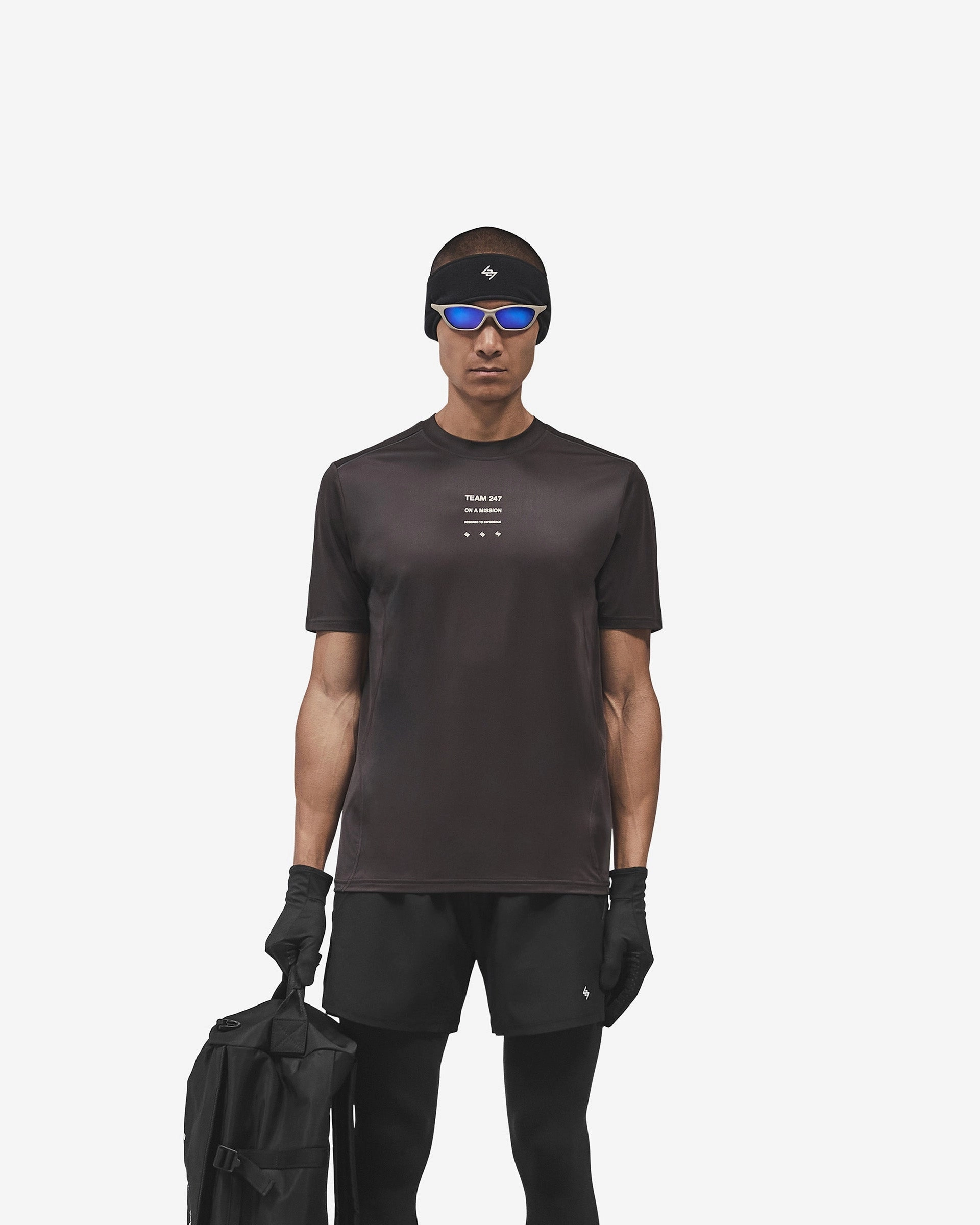 247 Trail T-Shirt - Chocolate Casual Chic Wear Soft Material