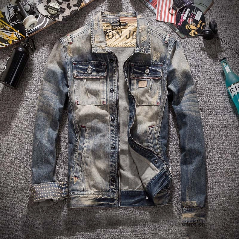 West Louis? American Trendy Cowboy Jean Jacket All Seasons