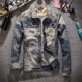 West Louis? American Trendy Cowboy Jean Jacket All Day Fit