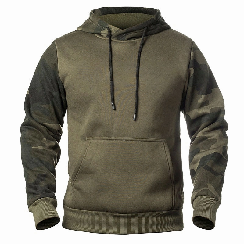 Chill Layers West Louis? Army Tactical Camouflage Fleece Hoodie