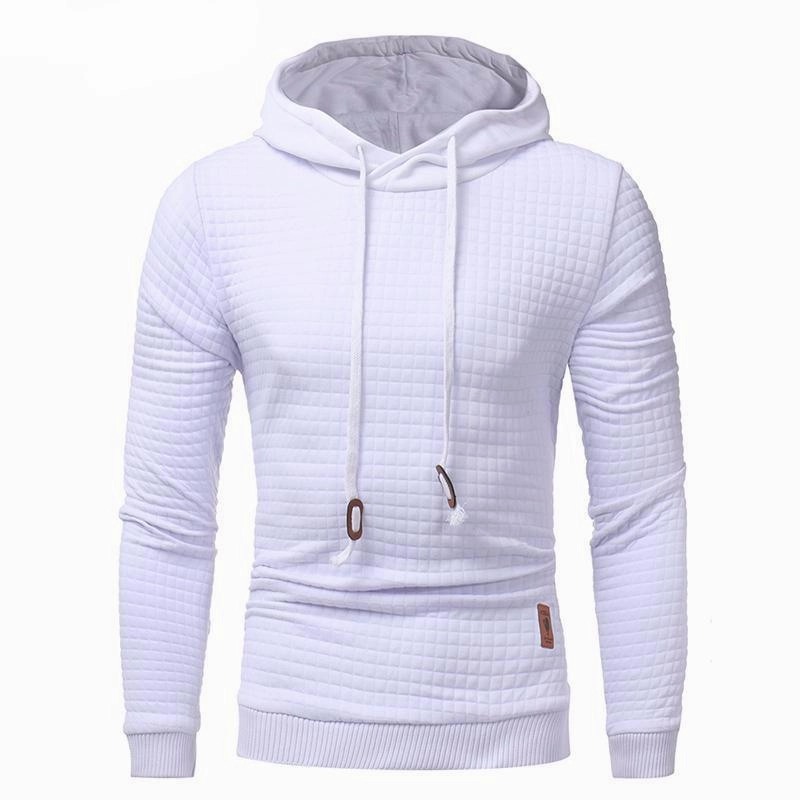 Travel Friendly Body Flex West Louis? Autumn Solid Color Hoodie