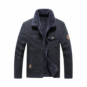 Comfort Fit Cut Weatherproof Zipper Tech West Louis? Brand Fleece Fur Collar Bomber Jacket