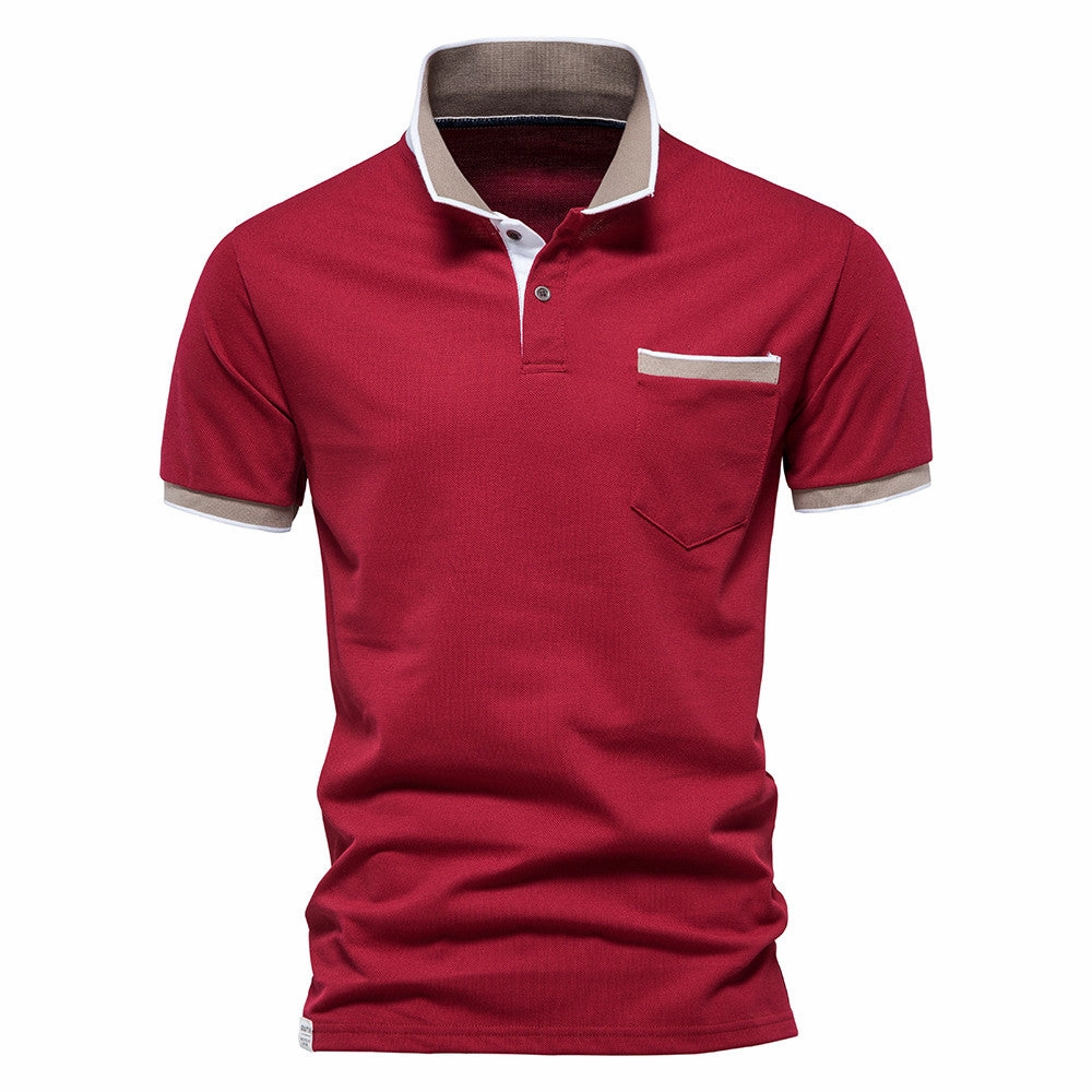 Cozy Layer Fit West Louis? Brand Summer Cotton Casual Polo Shirt