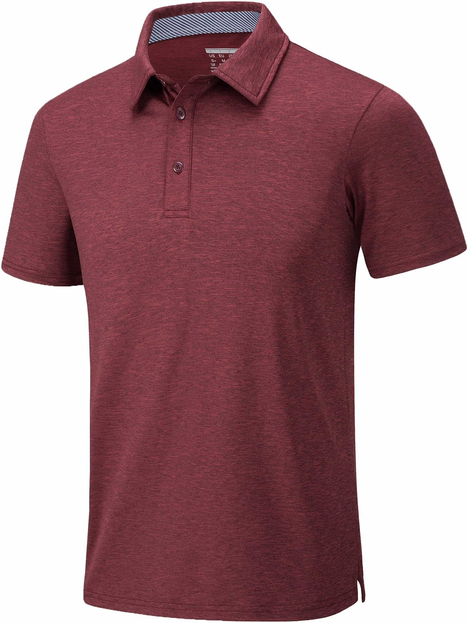 Reinforced Collar West Louis? Button Down Business Dress Polo Shirt